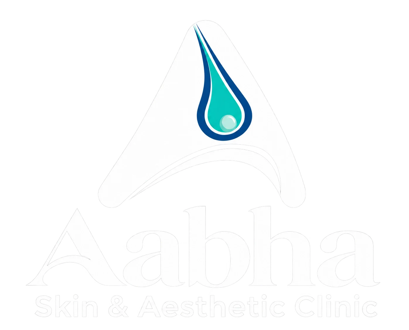 Aabha logo white